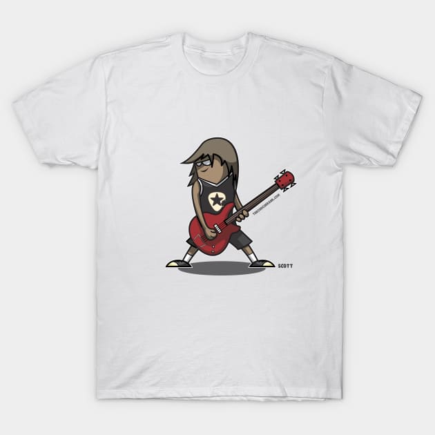 Bass Player T-Shirt by The Chocoband